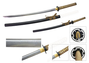 Hand Forged Folded Yoshimoto Samurai Sword