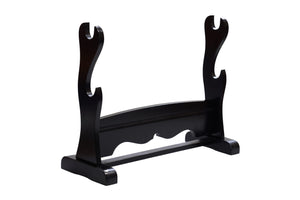 Sword Stand - Double Black Horizontal