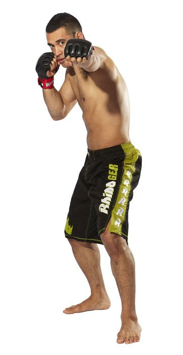 Rhino MMA/Grappling Short - Black/Red