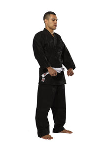 RISING SUN Gengi Karate Uniform Set - Black colour