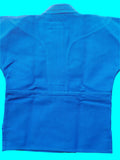 Double Weave BJJ or Judo Blue Gi - (size 4 only)