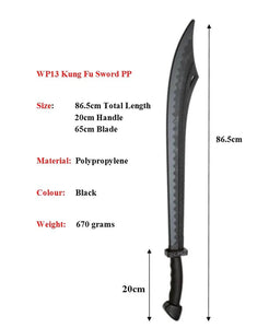 Kung Fu Broad Sword polypropylene (PP) - 86.5cm Length