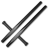 Tonfa Black Wooden - 1 pair