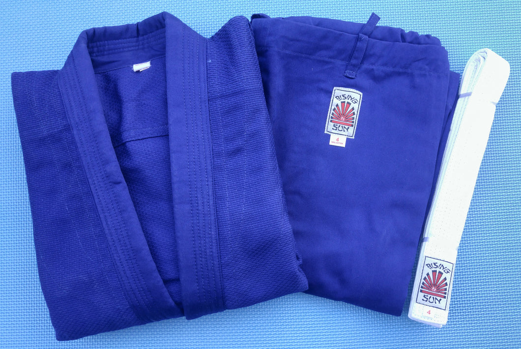 Rising Sun Judo Gi Uniforms - Blue