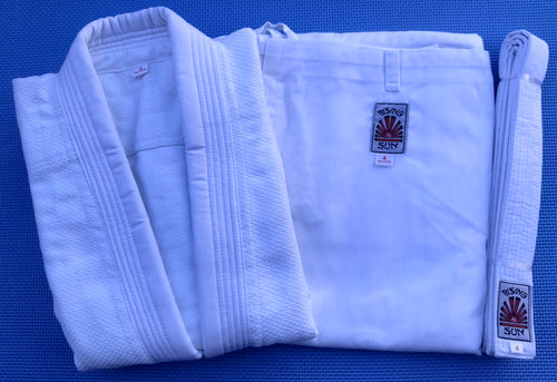 Rising Sun Judo Gi Uniforms - White