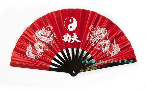Stainless Steel Fan - Available Red or Black