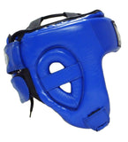 MORGAN PLATINUM OPEN FACE HEAD GUARD - red colour