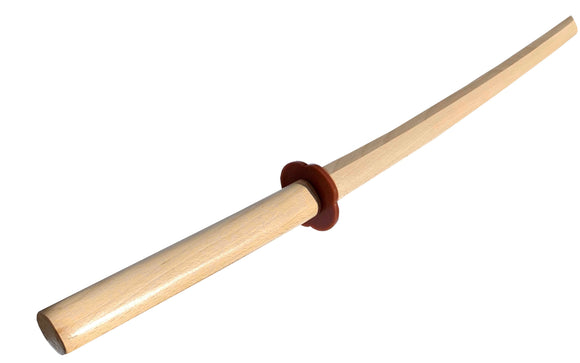 White Oak Bokken - Included Tsuba