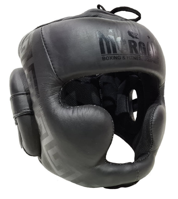 MORGAN B2 BOMBER LEATHER FULL FACE HEAD GUARD