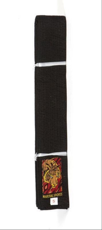 Deluxe Cotton Black Belt – 5cm Wide