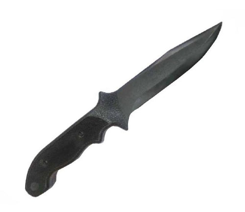 Rubber Black Training Knife